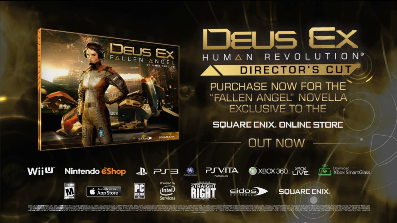 S cut. Deus ex Human Revolution релизный трейлер. Deus ex Падший ангел. Хуман революшен трейлер как поменять язык на русский.