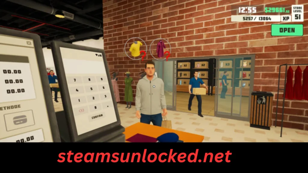 siMarket Cloth Store Simulator Free Download PC